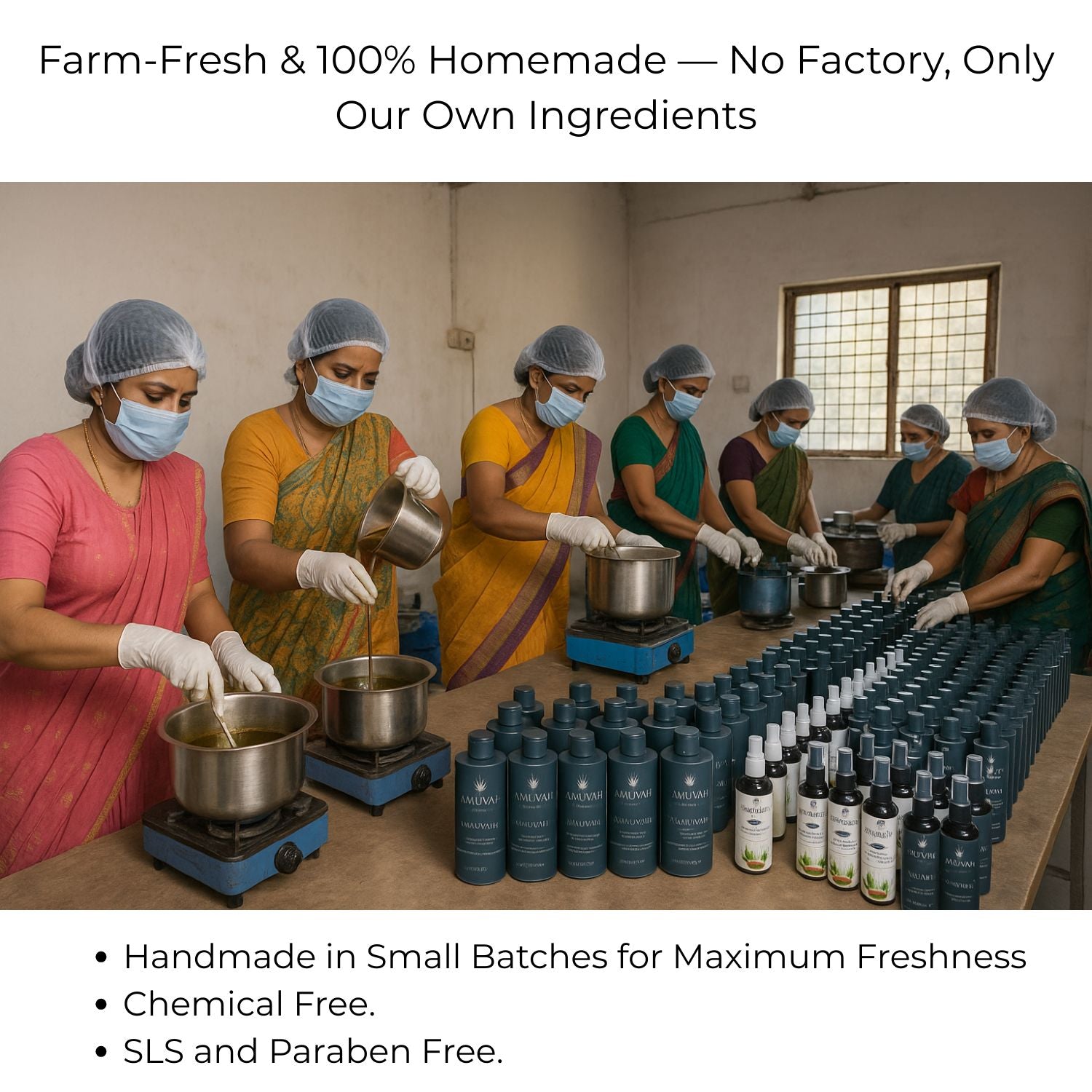 Amuvah Herbal Shampoo for Hairfall Control & Stronger Hair, 200ml