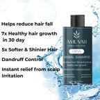 Amuvah Herbal Shampoo for Hairfall Control & Stronger Hair, 200ml