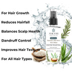 Amuvah Rosemary Hair Spray for Hair Growth & Scalp Nourishment | Natural Hair Mist with Aloe Vera & Rice Water | Anti Hair Fall & Frizz Control – 100ml (Pack of 2)